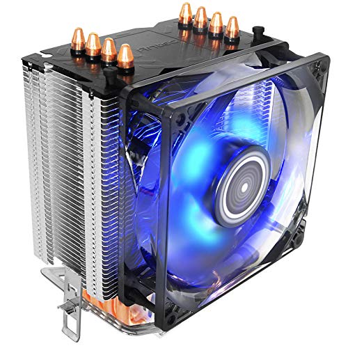 Antec C40 Procesador Enfriador - Ventilador de PC (Procesador, Enfriador, Socket AM2,Socket AM3,Socket FM1,Socket FM2+, Intel® Core™ i3, Intel Core i5, Intel Core i7, 9,2 cm, 800 RPM)