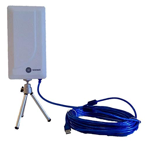 Antena Melon Exterior Wi-Fi Planar N89 con 10 Metros Cable 24dbi. 10m USB WiFi Wireless Compatible auditoria