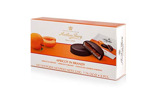 Anthon Berg albaricoque en brandy chocolate cubierto de mazapán 220g