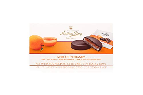 Anthon Berg albaricoque en brandy chocolate cubierto de mazapán 220g