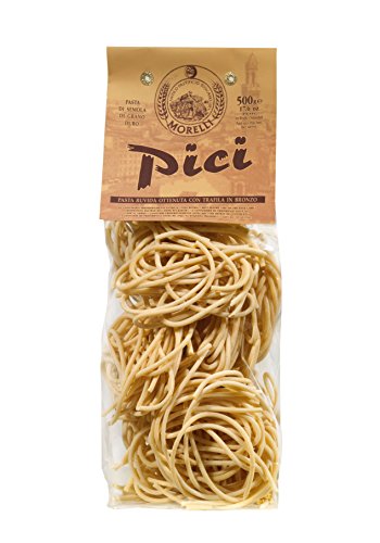 Antico Pastificio Morelli - Pici de la Toscana (500 g) - harina de trigo duro Pasta - 3 paquetes Paquete (3 x 500g)