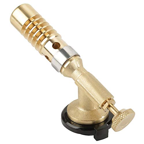 Antorcha Cocina de Profesional Antorcha Soplete Profesional Latón Portátil Cocina Cocina Gas Butano Soldadura BBQ Llama Antorcha [MAX 1300 ℃]