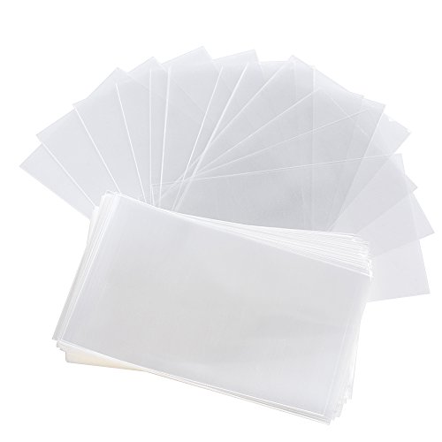 AONER 200pcs(8 * 11.5cm) Bolsas de Celofán Transparente Plastico OPP para Caramelos Galletas Piruletas Bombones Regalos Navidad Boda