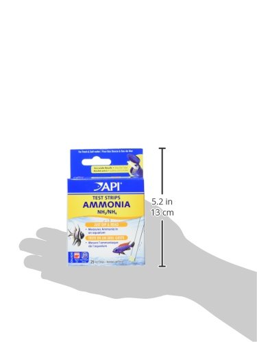 API - Tiras de Prueba 5 en 1 de Agua Dulce y Salada para acuarios