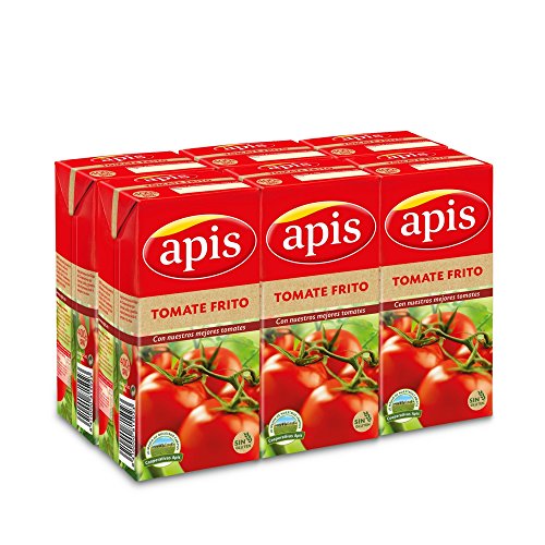 Apis Tomate Frito - Paquete de 6 x 400 gr - Total: 2400 gr