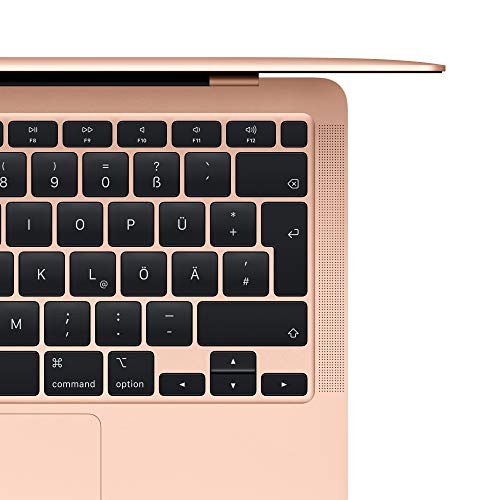 Apple MacBook Air Oro Portátil 33,8 cm (13.3") 2560 x 1600 Pixeles Intel® Core i5 de 10ma Generación 8 GB LPDDR4x-SDRAM 512 GB SSD Wi-Fi 5 (802.11ac) macOS Catalina MacBook Air, Intel®