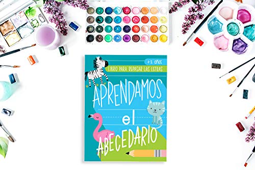 Aprendamos el abecedario: Libro para repasar las letras: +3 años: Cuaderno de actividades para practicar la escritura y vocabulario básico con ... comprensión lectora y expresión escrita)