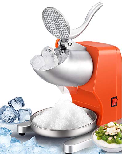 Aprilhp Trituradora de Hielo Electrica Profesional, Comercial Picadora de Hielo para Granizados y Mojitos, Maquina Granizados, Pica cubitos de hielo con mucha rapidez con 380W, Utensilios de Bar