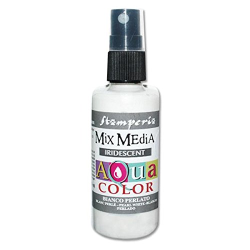 Aquacolor Spray 60 ml Color Blanco Nácar Tornasolados© stamperia kaq019