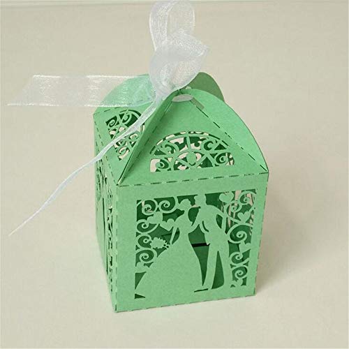 ARAYACY Exquisita Caja De Dulces Navideños/Regalos De Boda Europeos Caja De Dulces Huecos/Caja De Regalo Personalizada (100PCS)