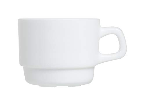 'Arcoroc 14611 "Hotel Erie Blanc Uni Café de Superior, 0.25 l (6 unidades)