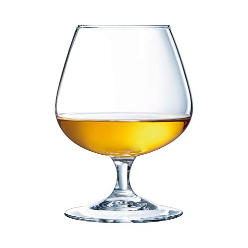 Arcoroc ARC 62664-Degustación Cognac 410ml, sin la marca de llenado, 6 Vasos