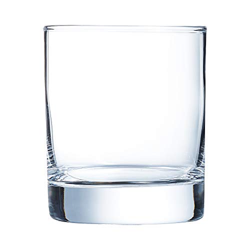 Arcoroc J4239, Islande Vaso de Whisky 300ml, sin la Marca de Llenado, 6 Vidrio