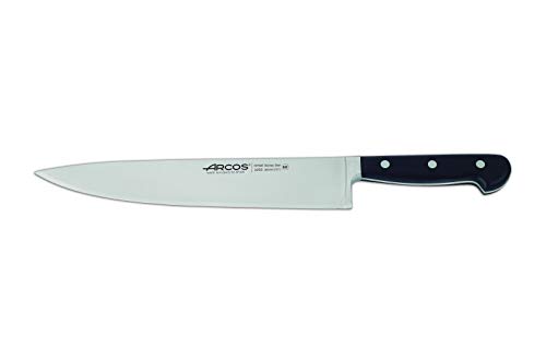 Arcos Cuchillo de Chef, Acero_Inoxidable, Negro, 260 mm