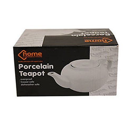 Ardisle – taza de té de porcelana tetera cafetera Pot pequeño blanco 2 0,5 L globo de cerámica