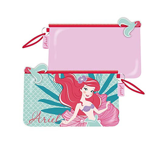 ARDITEX WD12577 Neceser de 24x14cm con Bolsillo de Disney-Princesas