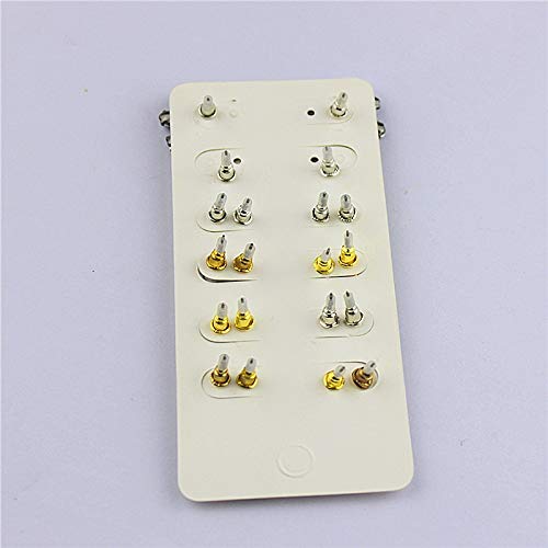 Aretestriángulo Brincos Geométricos Stud Pendientes Set Para Mujeres Bijoux Cristal Redondo Triángulo Bar Pendientes Pequeños Color Oro Joyería de Moda 6pairs