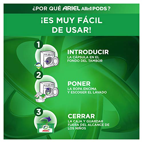 Ariel Allin1 Pods Original - Detergente en cápsulas para la lavadora, 123 lavados (3 x 41)