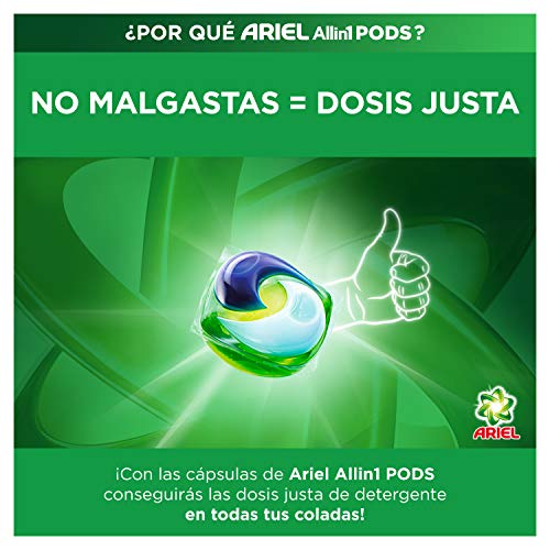 Ariel Allin1 Pods Original - Detergente en cápsulas para la lavadora, 123 lavados (3 x 41)