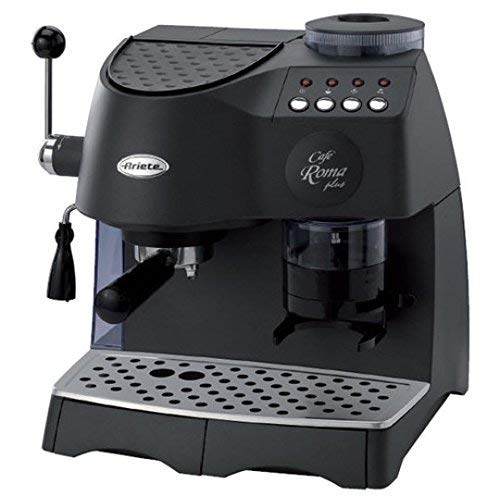 Ariete Café Roma Plus 1329/51 - Máquina de café, 15 bares de presión, molinillo de café