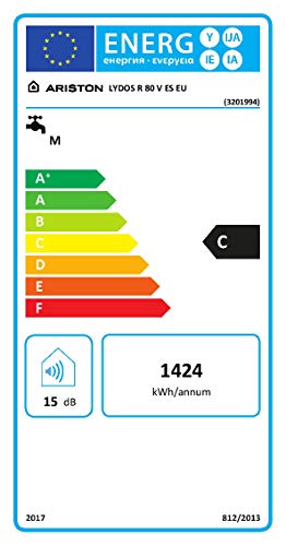 Ariston 1 Termo Eléctrico, 1500 W, 220 V, 80