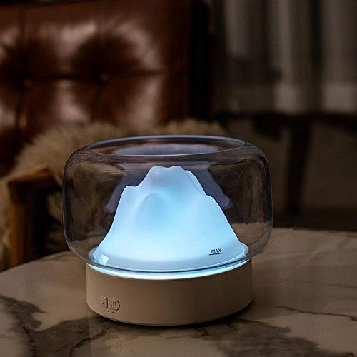 Aroma difusor de Aire humidificador ultrasónico atomización Silencio de Apagado automático de sincronización de la función Multi-Modo de luz Ambiente del hogar Dormitorio Estudio 400ml 1 Pieza