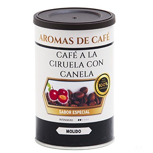 Aromas de Café - Café con Agradable Sabor a Canela y Ciruela 100% Arábica Tostado Molido, 100 gr