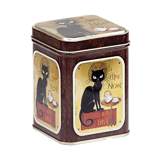 Aromas de Té - Lata para Té Le Chat Noir Moulin Rouge/Caja de Lata para Té/Lata Moulin Rouge para Infusiones Diseño Le Chat Noir, 100 gr