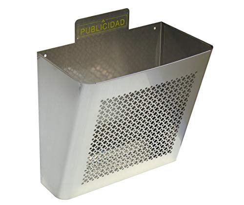 Arregui E2337 Cesta de publicidad de acero inoxidable, 11,5 L, inox