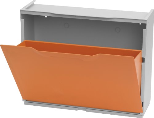 Art Plast U50/1A Scarpiera in Plastica, Naranja/Blanco