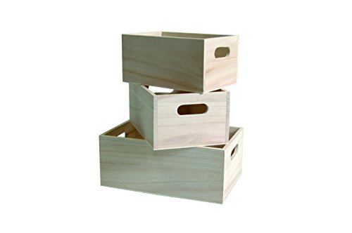 Artemio - Juego de 3 Cajas para Almacenamiento, Color Beige