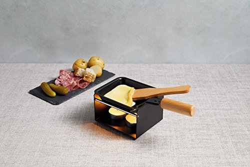 ARTESÀ Master Class 8 x 9,5 x 19 cm Raclette Individual con función Atril, Negro