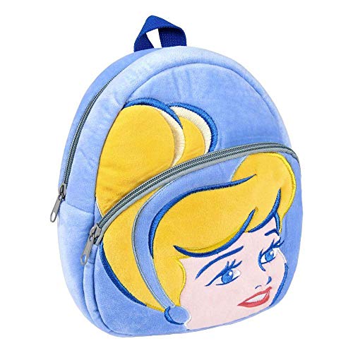 ARTESANIA CERDA Mochila Guarderia Personaje Princess Cenicienta, Color Azul, 22 cm