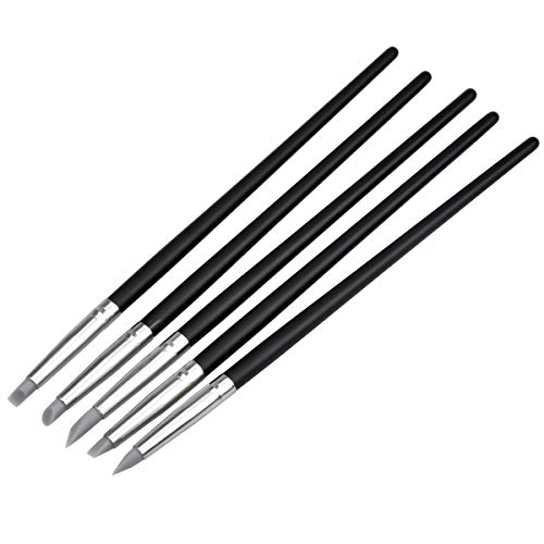 Artist Paint Brush Set Pinceles Profesionales para Punta de Goma de Silicona Pincel de pintura del artista Set Silicon Brushes para pintar enmascarado Fluid Clay Moulding