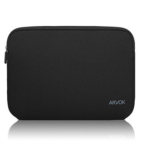 Arvok 15,6 Pulgadas Funda Protectora para Portátiles/Impermeable Ordenador Portátil Caso/Neopreno del Portátil Bolsa para Acer/ASUS/DELL/Fujitsu/Lenovo/HP/Samsung/Sony (Negro)