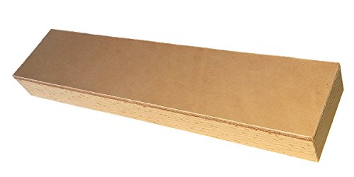 Asentador y pastas Saller poduro combinado Juego de piel de afilar en madera y óxido de cromo – Pasta de abrillantado para cuchillo desconectarlo