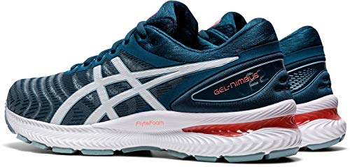 Asics Gel-Nimbus 22, Sneaker Mens, Light Steel/Magnetic Blue, 42 EU