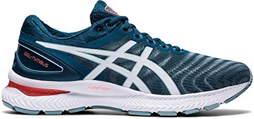 Asics Gel-Nimbus 22, Sneaker Mens, Light Steel/Magnetic Blue, 42 EU