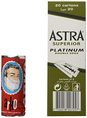 Astra E13 - Kit de afeitado manual para hombre