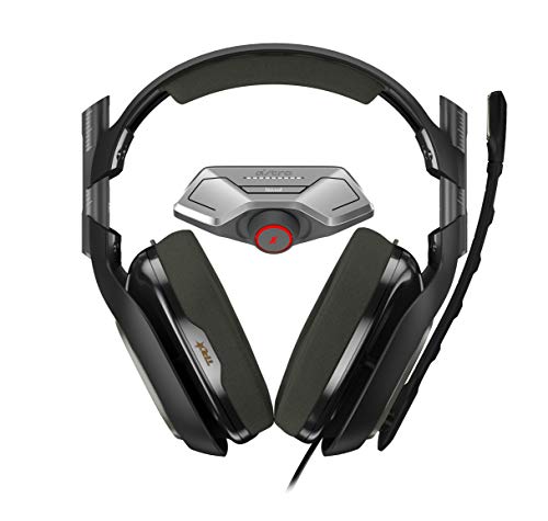 Astro Gaming A40 TR Auriculares Gaming con Cable + MixAmp M80, Gen 3, Sonido Dolby 7.1 Surround, Audio Jack 3,5 mm,Etiquetas Personalizables, Peso Ligero,Listo para Mod Kit, PC/Mac/Xbox One