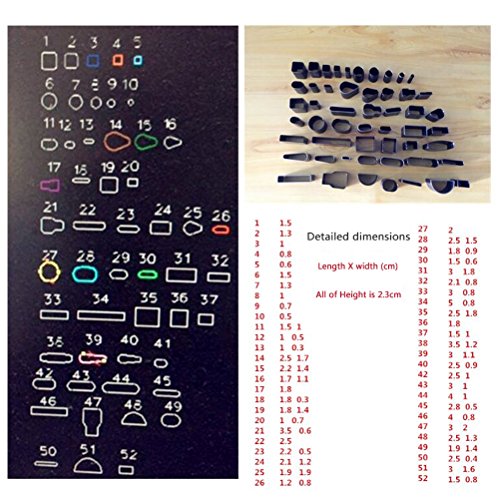 ATPWONZ Kit de 52 pcs Perforadora de cuero Profesional con Cuchillo Afilado para Herramienta Hecha a Mano DIY