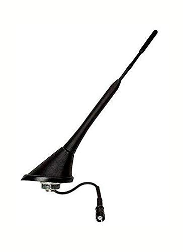 Audioproject ® Audi OPro 32406 A282 – Antena de Varilla Corta 18 cm Antena de Techo Varilla 16 V Am FM Raku2 + Amplificador – VW Golf 4 5 6 7 Passat Polo Touran Opel Corsa Astra Ford Seat Skoda