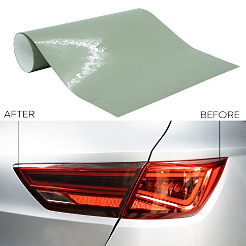 Autodomy Vinilo Film Adhesivo para Faros Luz Antiniebla Intermitentes Coche Moto Rotulación Carwrapping 200 x 30 Cm (Negro Claro)