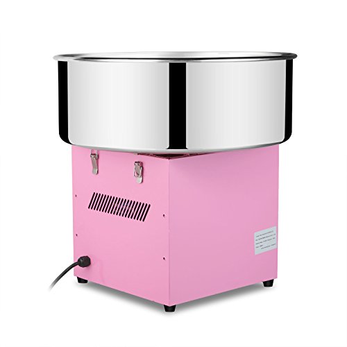 Autovictoria Máquina de Algodón de Azúcar Acero Inoxidable Máquina Eléctrica para hacer Algodón de Azúcar Cotton Candy Machine Commercial