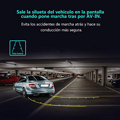 AWESAFE GPS para Coches con 7 Pulgadas Pantalla LCD con Bluetooth y Cámara Trasera, Navegador GPS para Camión con Actualizaciones de Mapas para Toda la Vida