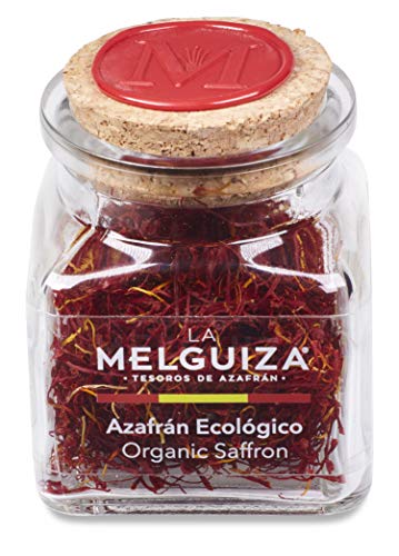 Azafrán Auténtico Español en Hebras Natural Envase Cristal Regalo de Cocina de Especias y Condimentos Gourmet 2 gr