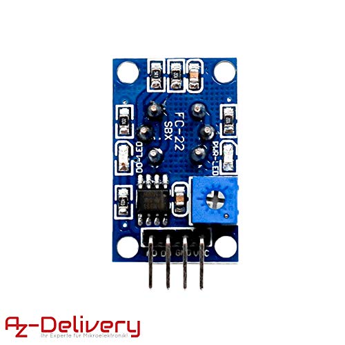 AZDelivery 3 x Módulo de Calidad del Aire del Sensor de Gas MQ-135 para Arduino con eBook incluido