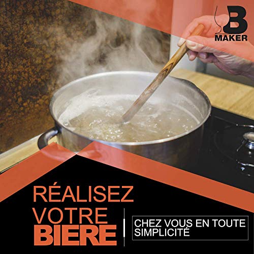 B Maker Kit Cerveza Descubrimiento Kit Conexiones Cerveza Artesanal congeladores y savoureuse para Principiantes offrez o réalisez Votre propre Cerveza (se Simplicidad a la casa Belgian Ale 1,5 litro