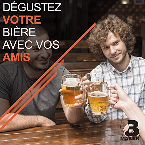 B Maker Kit Cerveza Descubrimiento Kit Conexiones Cerveza Artesanal congeladores y savoureuse para Principiantes offrez o réalisez Votre propre Cerveza (se Simplicidad a la casa Belgian Ale 1,5 litro