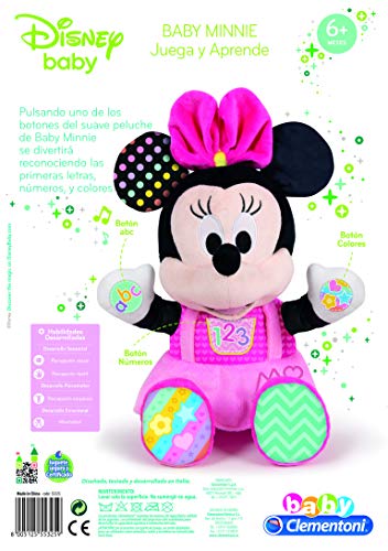 Baby Disney - Peluche Baby Minnie (Clementoni 55325)